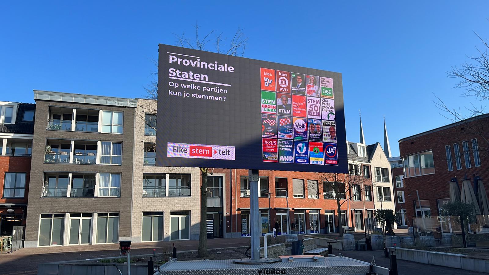 12m2 P3.9 Verkiezingsbord Gemeente Loon op Zand